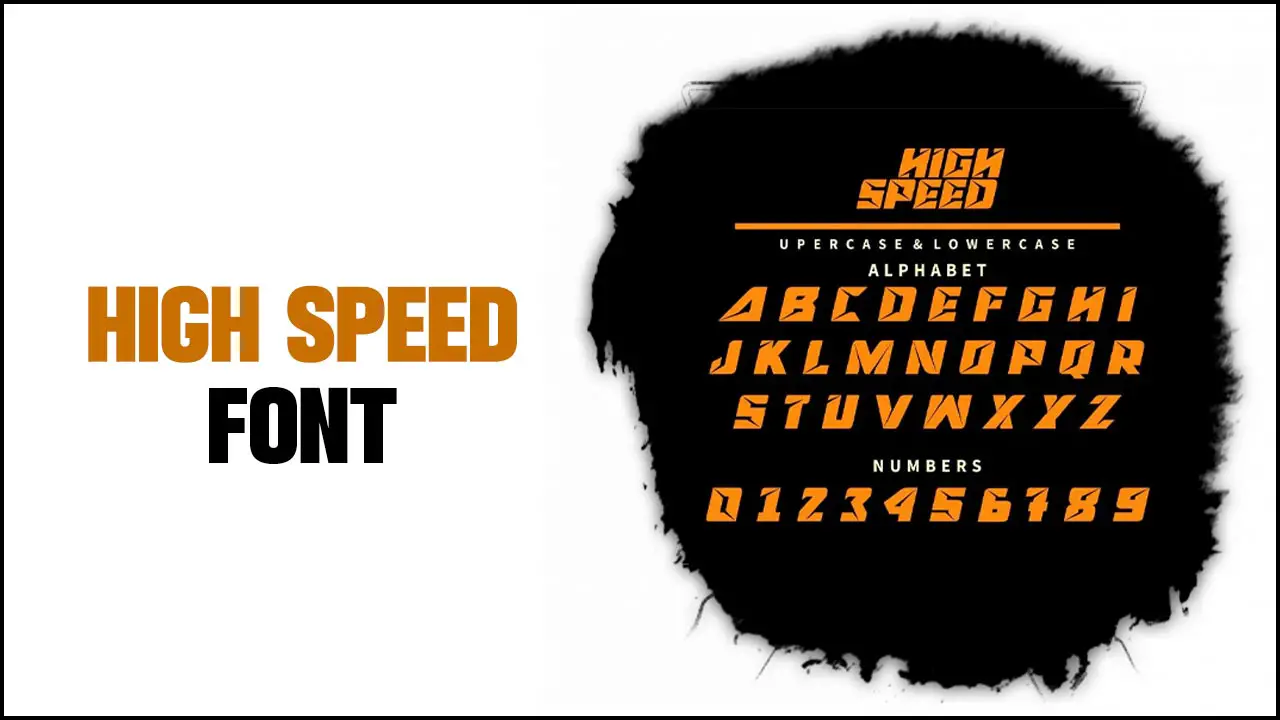 High Speed Font