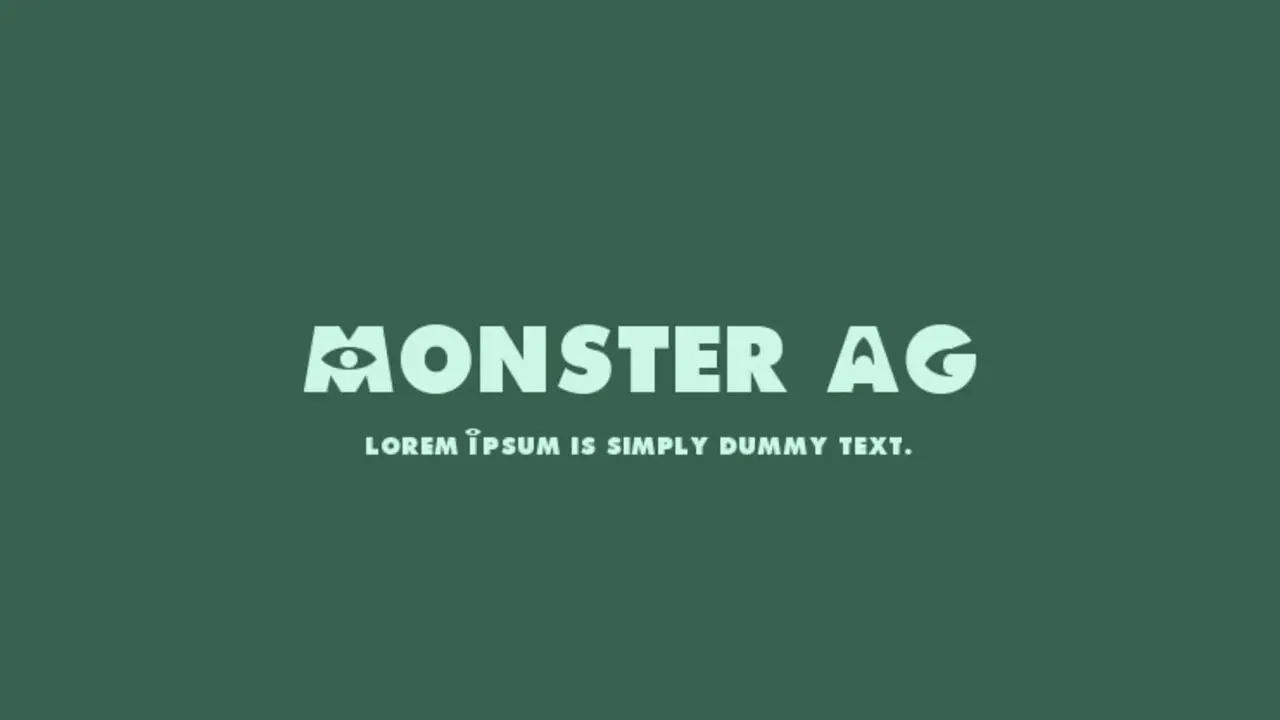 Integrating Monster-AG Font Into Webpages