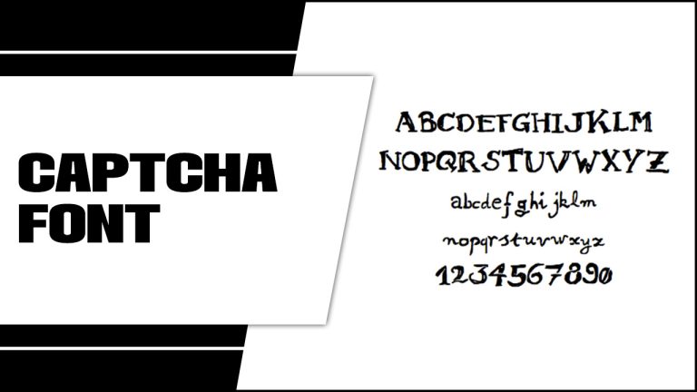 Captcha Font