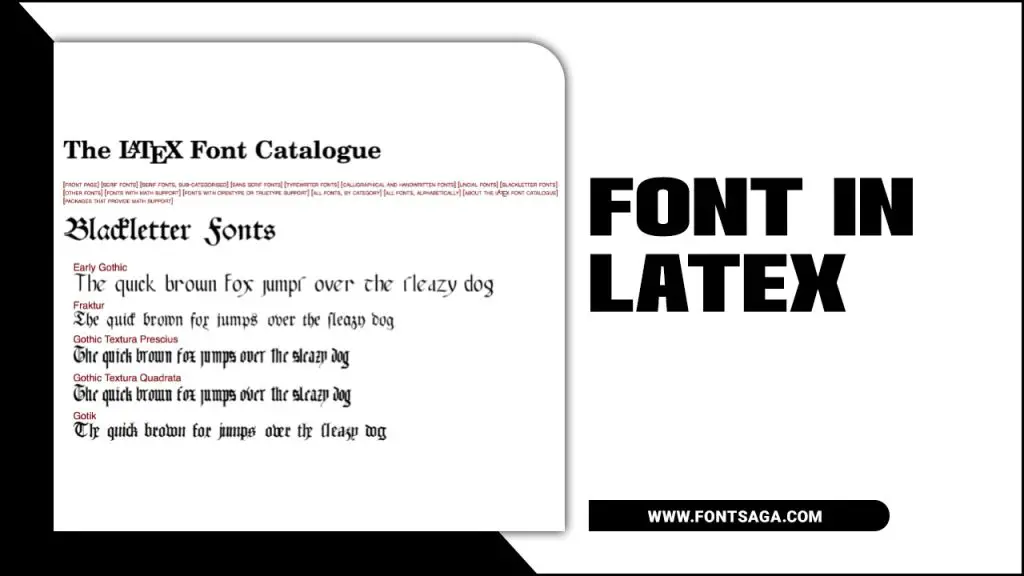 Font In Latex Ultimate Guide