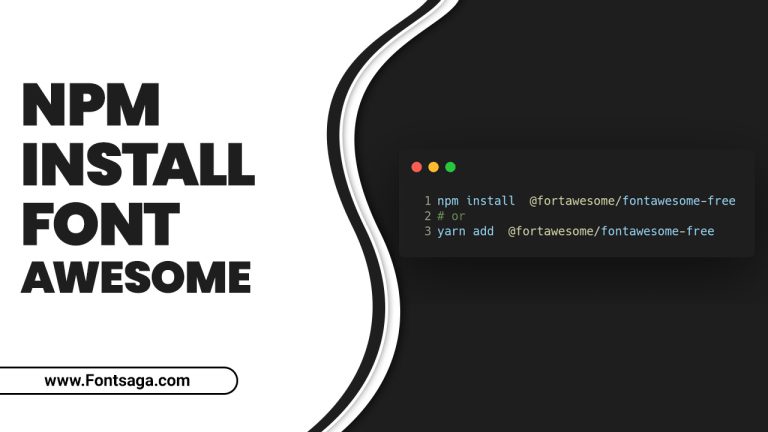 Boost Your Design: NPM Install Font Awesome